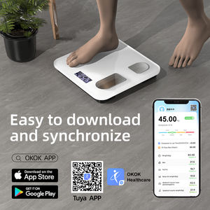 गर्म बिक्री उच्च सटीकता वजन वाला बीएमआई स्मार्ट स्केल डिजिटल इलेक्ट्रॉनिक वजन शरीर वसा स्केल बाथरूम डिजिटल स्केल - Product Image 6