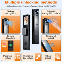 Cerradura Inteligente para Puerta con Reconocimiento Facial 3D, Huella Dactilar y Control por Aplicación WiFi, Cerradura Digital para Casa, Apartamento u Oficina
