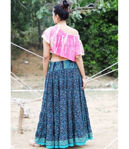 Acheter En Ligne des femmes En Soie Magique Jupe femme Sari Soie Jupe - Product Image 3