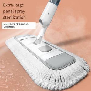 Serpillère Poussoir Humide et Sèche de Qualité Industrielle pour Nettoyage de Sols à Domicile, Vadrouille Pulvérisatrice Désinfectante pour Usage Domestique et Hospitalier, Motif Rectangle - Product Image 5