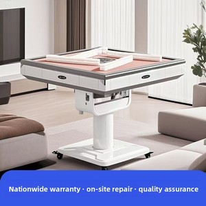 Nueva Mesa de Mahjong Automática para Uso Doméstico, Plegable, Silenciosa, para Cuatro Jugadores, con Sistema de Barajado de Cartas, Móvil y Giratoria - Product Image 6