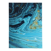 Panneau mural 3D en plastique PVC imperméable ignifugé Panneau mural en marbre 3mm