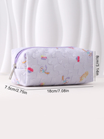 Étui à crayons fantaisie au design de lapin mignon, couleurs magnifiques, fournitures scolaires en polyester, cadeau, étui à crayons magnifiquement fabriqué