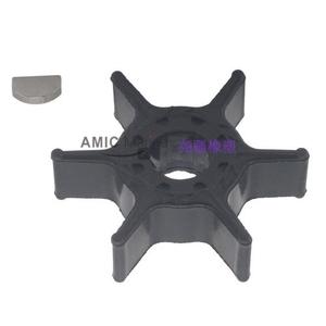 ใบพัดปั๊มน้ำแบบคลอโรพรีนรับเบอร์ รุ่น 63V-44352-01 และกุญแจสำหรับมอเตอร์เรือยามาฮ่า หมายเลขอะไหล่ 17IY005K ยี่ห้อ FRIEND - Product Image 1