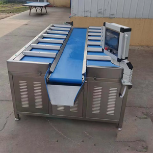 Automatische 12 Paletten Früchte Meeres früchte und Rindfleisch Multi-Station Check weigher Elektronische Waage für Kombination system - Product Image 5