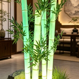 <span class=keywords><strong>Lampe</strong></span> en bambou éclairée par LED en fibre de verre personnalisable, étanche IP65, pour Halloween, Noël, décoration intérieure et extérieure, éclairage paysager - Product Image 3