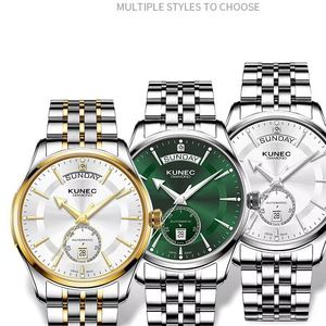 Montre mécanique pour homme personnalisée, multifonctionnelle, en acier inoxydable, style élégant - Product Image 2