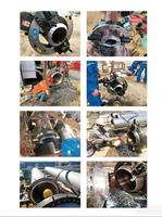 Machine à chanfreiner les tuyaux en acier de 24 à 48 pouces, moteur hydraulique YPH 1100W pour la construction et la fabrication de canalisations de grand diamètre