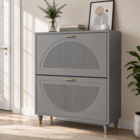 Meuble à chaussures en aluminium alvéolé OEM, étanche, sans formaldéhyde, moderne, pour la maison et l'hôtel