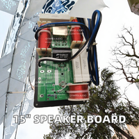 Papan Crossover Speaker Audio Dual 15 Inch, Pembagi Frekuensi Pengganti 725, Material Logam, Pasif, Portabel, 16/8, Garansi 1 Tahun