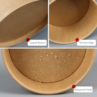 Emballage alimentaire en papier de qualité, pièces, pour Restaurant, aliments chauds jetables
