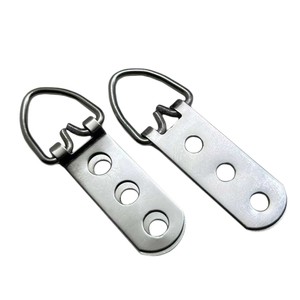 Three Hole Silver Hanging <b>Ring</b> Hook For Calligraphy Painting Frame Wall Mounting Accessory - Product Image 4