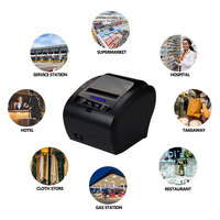 Impresora térmica de cocina de 3 y 2 pulgadas, dispositivo de impresión de pedidos de alimentos para restaurante, 80mm, en línea