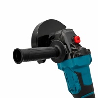 Meuleuse d'angle industrielle sans balais 21V, 6500 tr/min, 125mm, robuste, pour travaux sur panneaux de ciment
