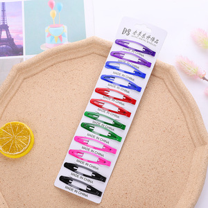 ปิ่นปักผมสีดำ BB สีสันสดใสขนาด6.2ซม. สำหรับผู้หญิงอุปกรณ์เสริมสำหรับผมเครื่องประดับแบบคลิปเดียวขายส่ง - Product Image 4