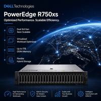Serveur Rackable Double U 2U R750XS pour Entreprises avec 16 Emplacements DDR4 et Prise en Charge de 24 Emplacements pour Centres de Données Hybrides Cloud - En Stock