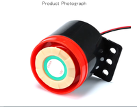 Buzzer actif piézoélectrique ABS à haut niveau sonore 110 dB, alarme SFB-55, haut-parleur sonore DC6-12V, 12V 24V 220V 380V, bip sonore fort