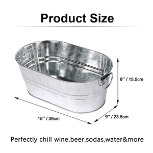 Vuông hình bầu dục 3L 5L 7L 10L 15L <span class=keywords><strong>20L</strong></span> biểu tượng tùy chỉnh truyền nhiệt lụa in mạ kẽm kim loại bia <span class=keywords><strong>Ice</strong></span> <span class=keywords><strong>Bucket</strong></span> với xử lý đối với Đảng - Product Image 6