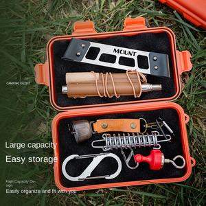 एडc उपकरण आउटडोर उत्तरजीविता किट बॉक्स शाकप्रूफ वाटरप्रूफ सील बॉक्स जंगल उत्तरजीविता भंडारण बॉक्स बड़ा - Product Image 3