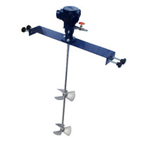 Mélangeur d'air de type plaque horizontale 20L-200L Mélangeur de baril 200L Mélangeur pneumatique pour produits chimiques en polyuréthane Agitateur