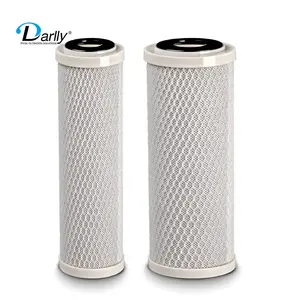 Darlly filtro de carbono ativado, filtro de cartucho de água com 20 polegadas, jumbo 5 micron para ro, fabricante 10/20/30/40 polegadas