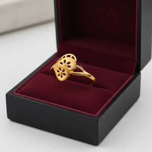 Stylish Classic 18K Solid Gold Band <b>Ring</b> for <b>Men</b> Women Smooth Finish Jewelry for Weddings Engagements Parties Anniversary Gift - Product Image 3