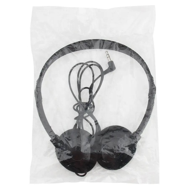 Free Sample Airplane Headphone New Product Model Airline Headset Best One Over-ear Wired Headphones