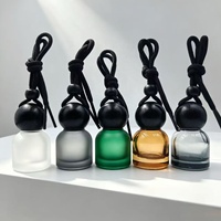 Botol Kaca Aromaterapi Gantung Mobil 8ml Warna Frosted, Botol Parfum Diffuser Mobil Kosong, Harga Pabrik, Ready Stock