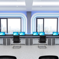 Haoyuan Chine marque personnalisée poste de travail centre de commande de sécurité Console de surveillance salle de contrôle intelligente