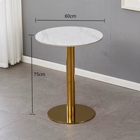 Table de luxe légère en plaque de roche restauration rapide café en plaque de roche table et chaise combinaison magasin de thé au lait longue table et chaise carrées