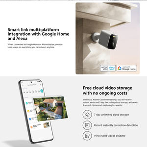 Original pour <span class=keywords><strong>Xiaomi</strong></span> caméra extérieure BW300 2K haute définition couleur 4900mAh <span class=keywords><strong>batterie</strong></span> IP67 étanche à la poussière et à l'eau AI-power Capture - Product Image 6