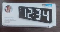 Jam Alarm Digital LED Quartz JOUYI Laris Manis Desain Modern Bahan Plastik untuk Ruang Tamu, Kamar Tidur, dan Kantor
