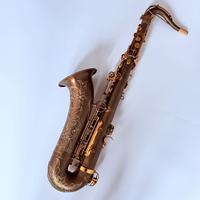 Professional H85 Brass Tenor Saxophone Eb Rolled Tone Hole High Quality Wind Instrument