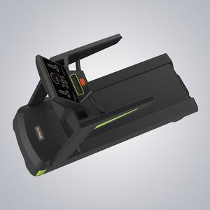 Cinta de correr con almohadilla deportiva pequeña para caminar, máquina para correr automática, oro, interior, 150 Kg - Product Image 4