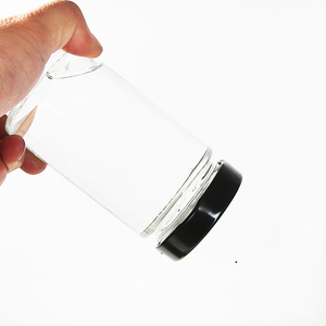 Hũ thủy tinh tròn lớn, dung tích 100ml, 140ml, 180ml, 200ml, 220ml, 280ml, có nắp đen, dùng để đựng thực phẩm, mật ong - Product Image 2