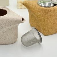 Théière en céramique avec filtre, théière en céramique avec infuseur, ensembles de café et de thé faits à la main, cafetière en céramique, ensemble de thé arabe