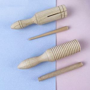 Instrument de percussion Orff en tube de bois à tonalité unique, outil pédagogique pour l'éducation précoce, accessoire interactif pour performance et accompagnement - Product Image 2