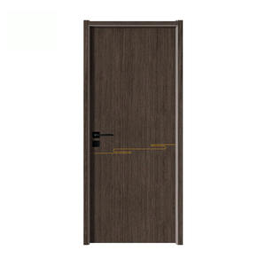 最新の新しいデザイン<span class=keywords><strong>PVC</strong></span>木製スイング木製ドア防水フレームとアクセサリーハンドルドア家のインテリア - Product Image 3