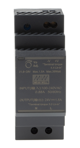 AC-DC แหล่งจ่ายไฟ HDR-30-24 HDR-30-24 24V 30W/1.5A DIN Rail ของใหม่ดั้งเดิม - Product Image 3