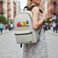 Sac à dos unisexe en polyester à fermeture éclair, style vintage esthétique, vente en gros en vrac à faible MOQ