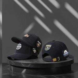 Casquettes de camionneur personnalisées en laine pour hommes avec logo et badge d'activité - Product Image 2