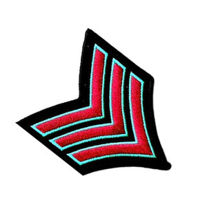 Best Supplier Heavy Duty Embroidered Uniform Chevron Stripes Custom Made Uniform Chevron Patches With Low MOQ - Product Image 3