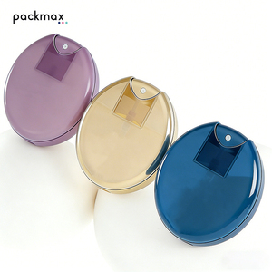 Travel Refillable 20ml 30ml Oval Card-Type <b>Pump</b> Fine Mist Spray Bottle Elliptical <b>Small</b> PP Material Hydrating Mist Perfume - Product Image 5