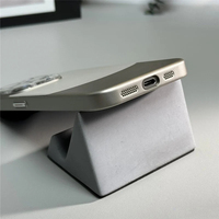 Étui de protection antichoc ultra-fin en cuir PU et PC rigide pour iPhone 17 16 15 14 13 12 11 ProMax