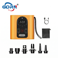 Pompe à air électrique d'usine avec écran LED, pompe à air SUP portable, gonfleur et dégonfleur pour kayak gonflable et planche à pagaie