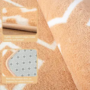 Luxury Decoration Wholesale Nordic Geometric Living Room Carpet Large Size Fluffy Mat Faux Fur Soft Alfombra Area Floor Rugs