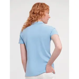 Polo clásico de algodón para mujer, merchandising personalizado - Product Image 5