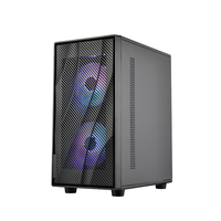 Nouvelle conception de boîtier PC, boîtier d'ordinateur Matx, boîtier tour complet pour ordinateur de bureau ATX et Matx