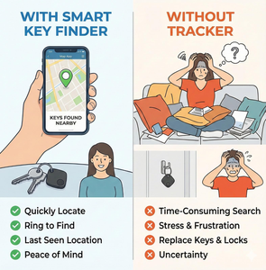 อุปกรณ์ติดตาม Find My Device Smart Tag Find Hub สำหรับค้นหากุญแจ กระเป๋าเงิน กระเป๋า ป้องกันการสูญหาย พร้อมระบบ GPS - Product Image 6