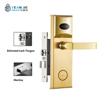 Serrure intelligente d'hôtel Euro Mortise RFID, clé de sécurité, acier inoxydable, serrure d'hôtel WiFi pour porte en aluminium ou en bois